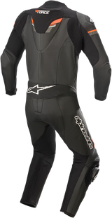 Mono de cuero ALPINESTARS GP Force Chaser de una pieza - Negro/Rojo Fluorescente - Talla 42 EE. UU. / 52 UE 3150321-1030-52