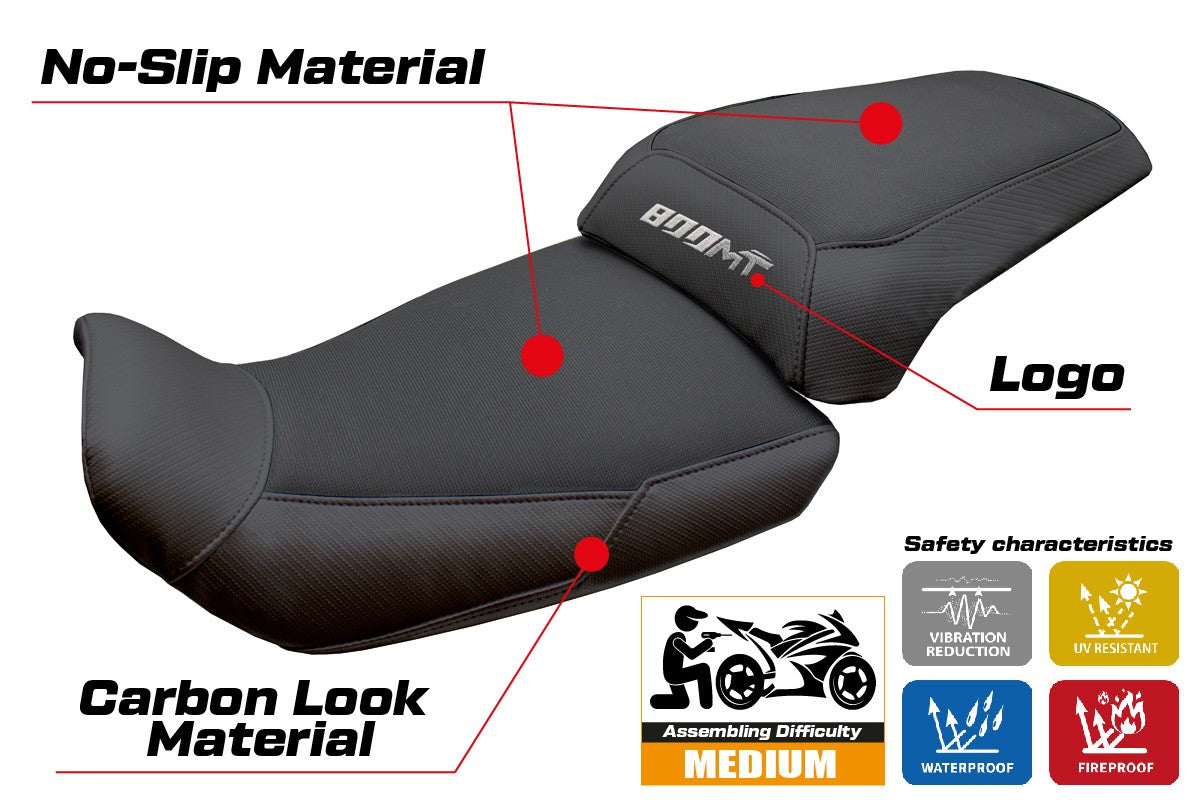 CF MOTO 800 MT 2022-2026 Seat Cover TPZ Italia Black