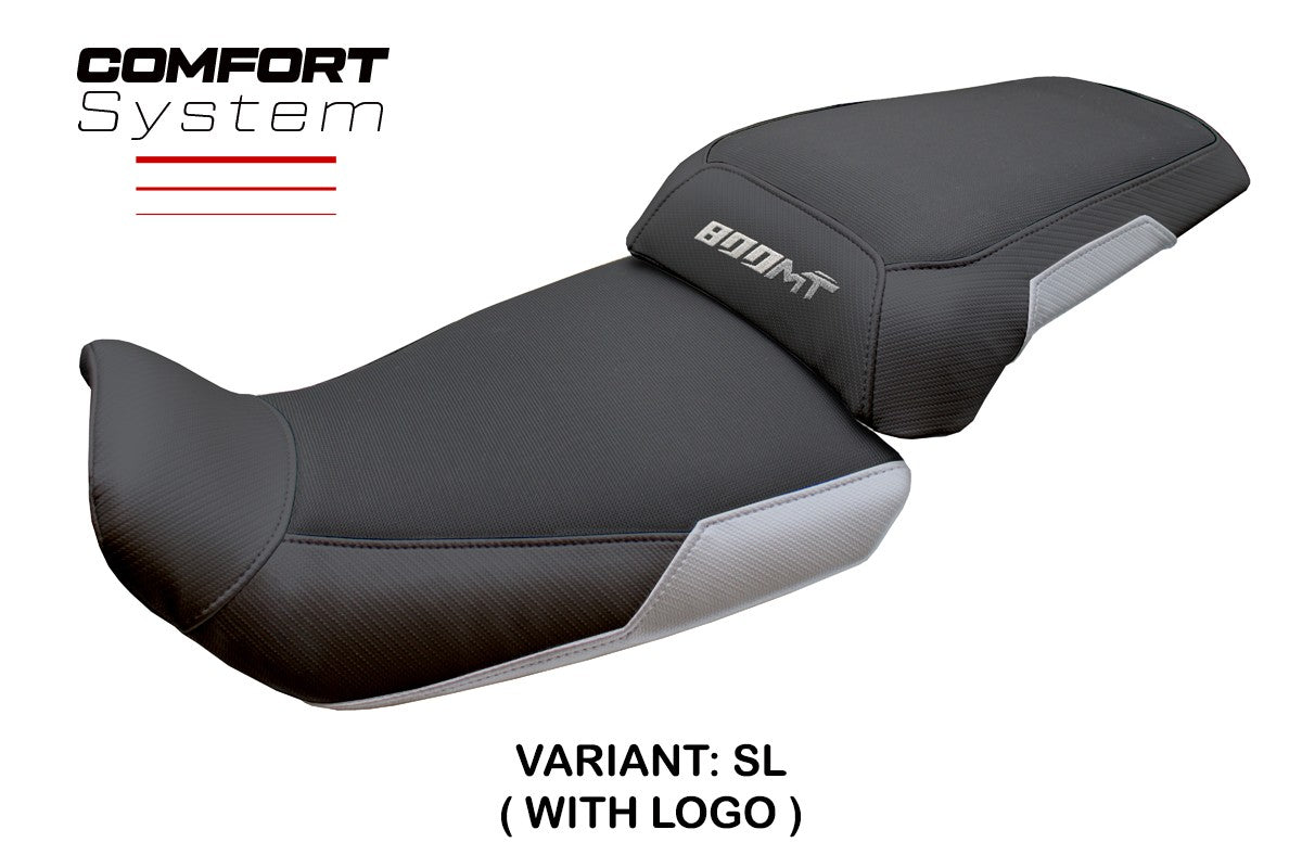 CF MOTO 800 MT 2022-2026 Seat Cover TPZ Italia Comfort Silver