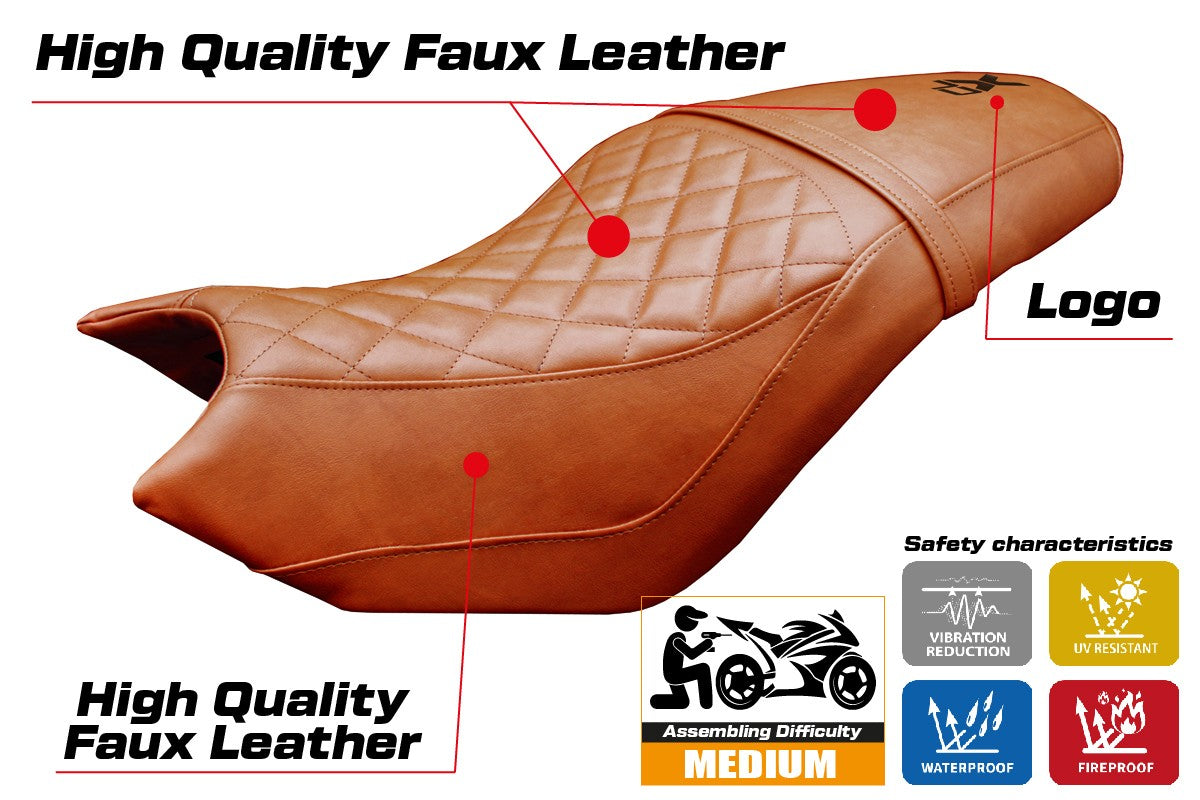 CF Moto 700 CL X 2021-2025 Seat Cover Tappezzeria Italia TPZ Brick