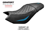 CF Moto 700 CL X 2021-2025 Seat Cover Tappezzeria Italia TPZ Comfort Light Blue Black