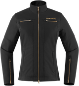 Chaqueta ICON Hella2™ para mujer - Negra - Talla grande 2822-1267