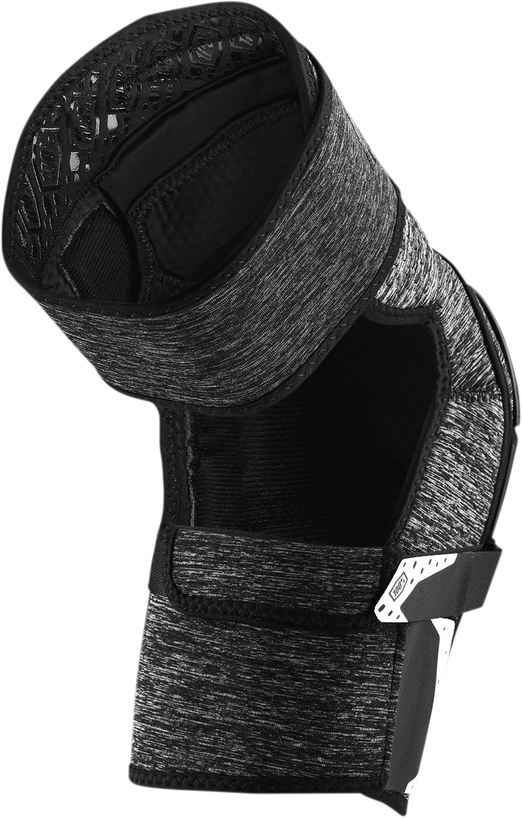 Rodilleras 100% Fortis - Gris/Negro - L/XL 70007-00004