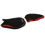 Funda de asiento Tappezzeria Italia TPZ Comfort para Ducati 1098 2007-2013 en rojo y negro