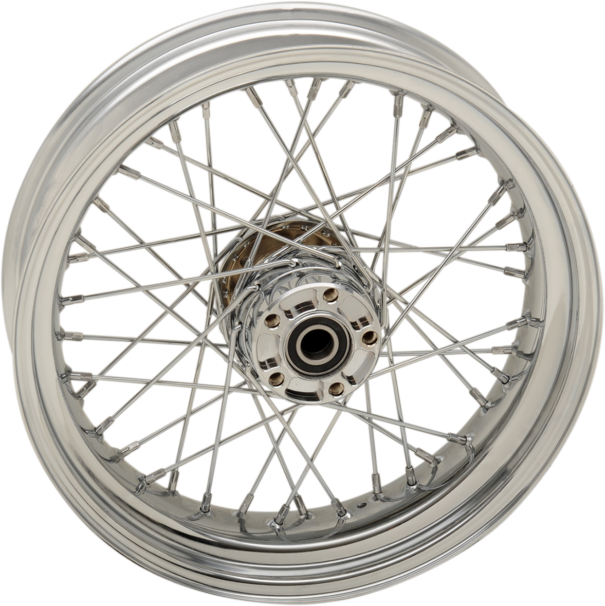 Rueda trasera DRAG SPECIALTIES - Disco simple/ABS - Cromada - 17" x 4.50" - FXD 64549 '12-'17