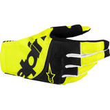 Guantes MX ALPINESTARS Techstar - Negro/Amarillo Fluo - XL 3560125-155-XL 