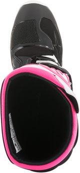 Botas ALPINESTARS Stella Tech 3 para mujer - Negro/Blanco/Rosa - Talla 9 (EE. UU.) 2013218-130-9
