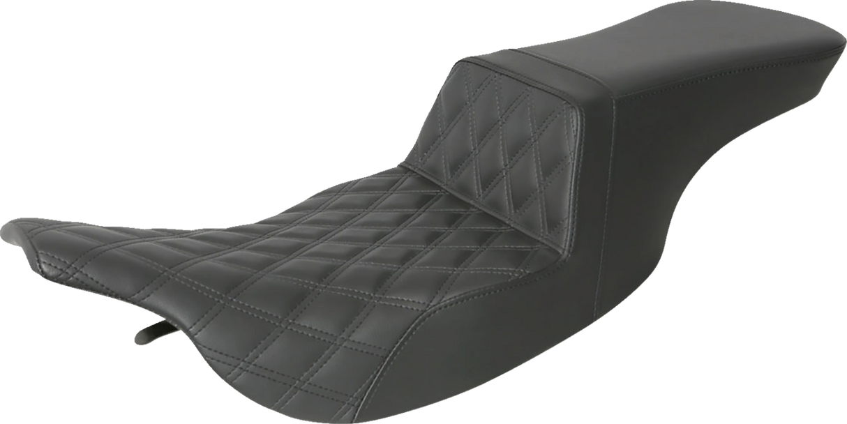 Asiento SADDLEMEN Step-Up - Costuras de celosía delanteras - Negro - FL 897-07-192