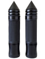 Yamaha YZF Black Aluminum / Rubber Grips With Spike Bar Ends