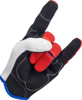 Guantes de moto BILTWELL - Rojo/Blanco/Azul - XS 1501-1208-001 