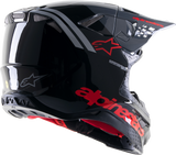 Casco de motocicleta ALPINESTARS Supertech M8 - Radium 2 - MIPS® - Negro brillante/Rojo neón - XL 8301523-1397-XL