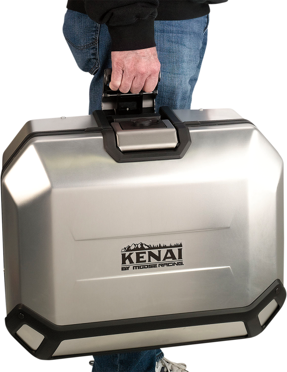 MOOSE RACING Kenai Case 36 - Derecha - Plateada D0TR36100RKM 