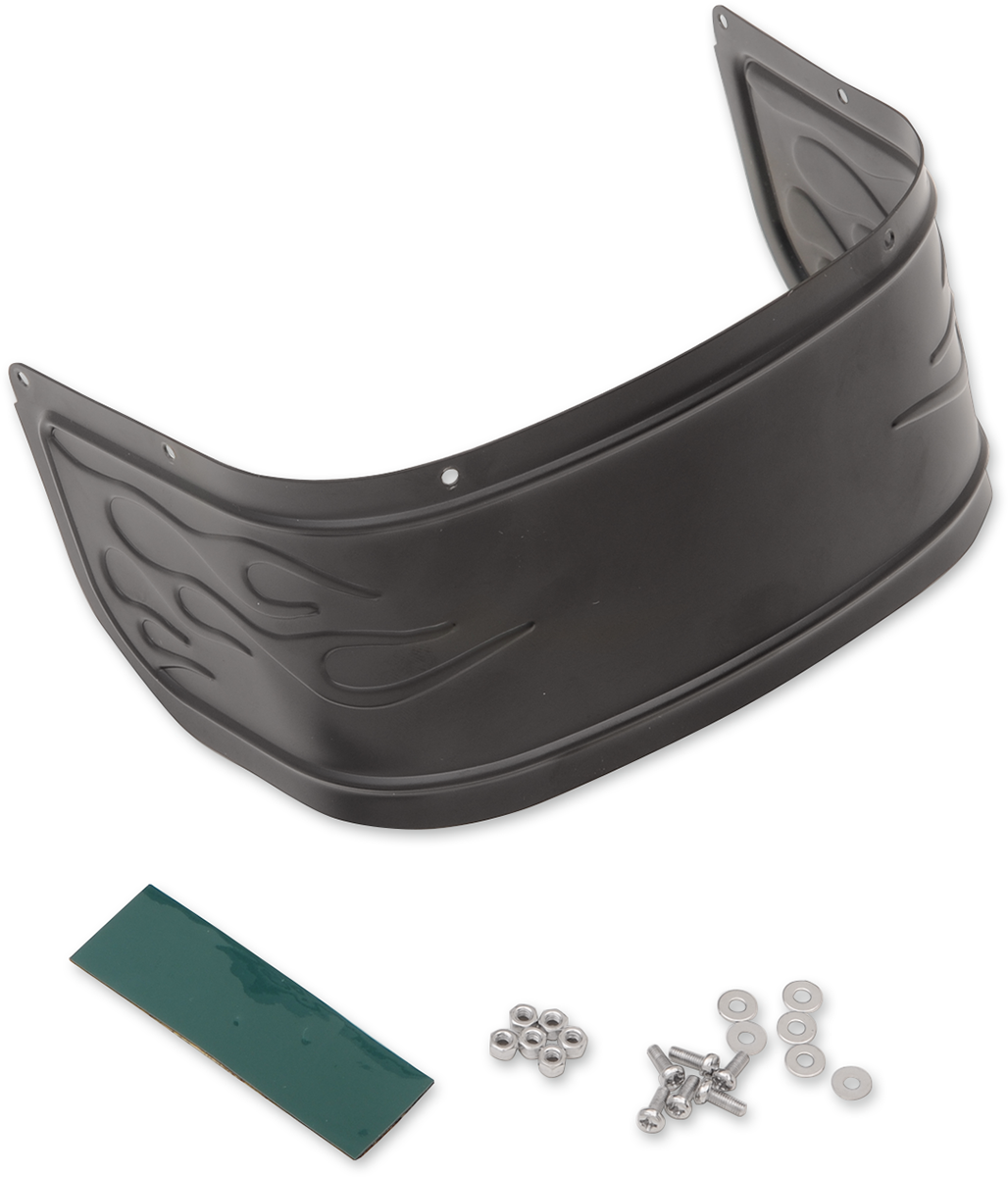 Faldón de guardabarros delantero DRAG SPECIALTIES - Negro satinado 77762F 