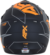 Casco de moto AFX FX-17 - Aced - Negro mate/Naranja - 2XL 0110-6508