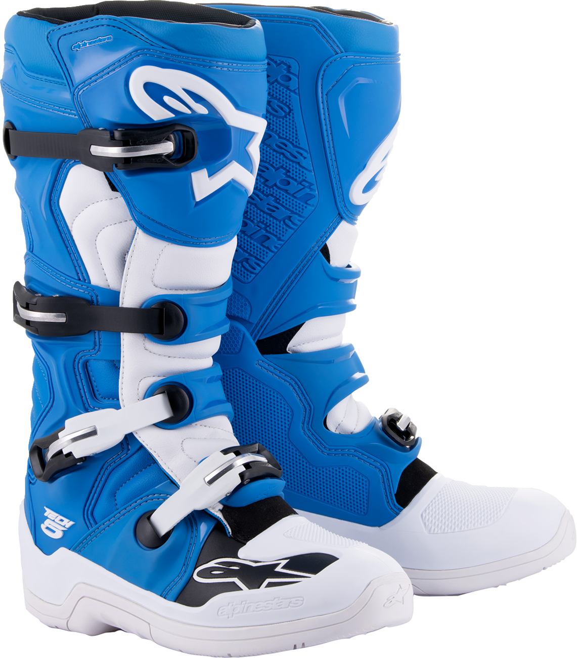 Botas ALPINESTARS Tech 5 - Azul/Blanco - Talla 8 de EE. UU. 2015015-72-8