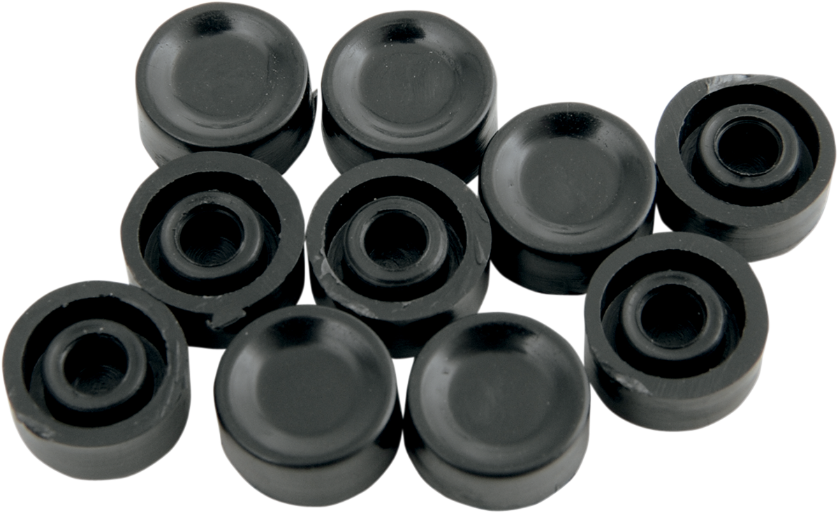 Tapa de botón DRAG SPECIALTIES - Bocina/Arranque - Corta - Negra 26-0193-BC101