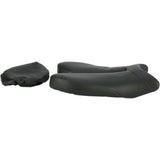 Asiento deportivo SADDLEMEN Gel Channel Track de fibra de carbono - Negro - R6 0810-Y117 