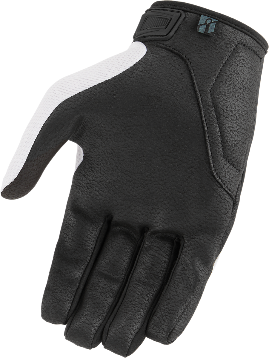 Guantes ICON Hooligan™ CE - Blanco - Pequeños 3301-4390