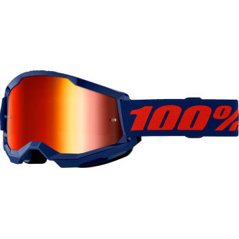 Gafas 100% Strata 2 - Azul marino - Espejo rojo 50028-00021 