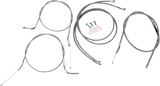 Kit de cable BARON - 12" - 14" - Roadstar '04 - '07 - Acero inoxidable BA-8022KT-12 