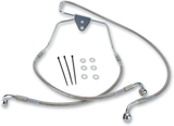 Línea de freno DRAG SPECIALTIES - Delantera - +2" - Touring - Acero inoxidable 660411-2