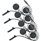 Kit de intercomunicador/radio y auriculares para casco NAVATLAS - 4 plazas - Negro NI2RIH4 