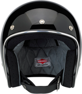 Casco BILTWELL Bonanza - Negro brillante - Grande 1001-101-204 