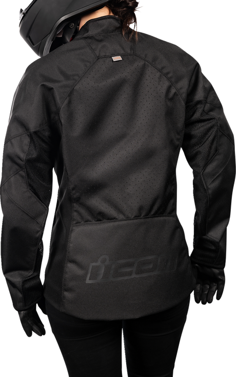 ICON Women's Hooligan™ CE Jacket - Black - Medium 2822-1478