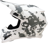 Casco de moto Z1R Rise - Camuflaje nieve - Blanco/Gris - XL 0120-0716 