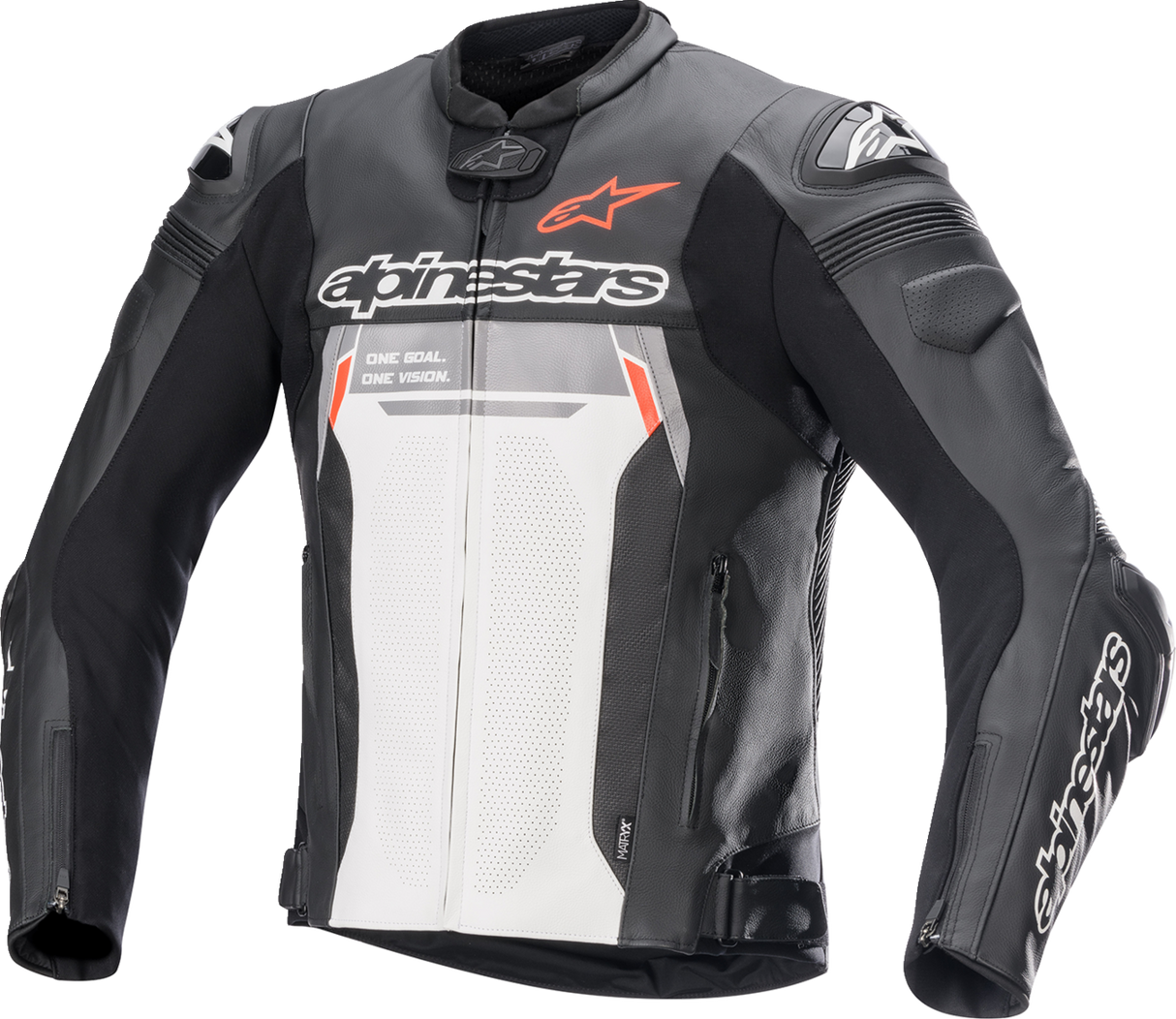 Chaqueta ALPINESTARS MIssile Ignition V2 - Negro/Blanco - Talla 38 EE. UU. / 48 UE 3100222-12-48