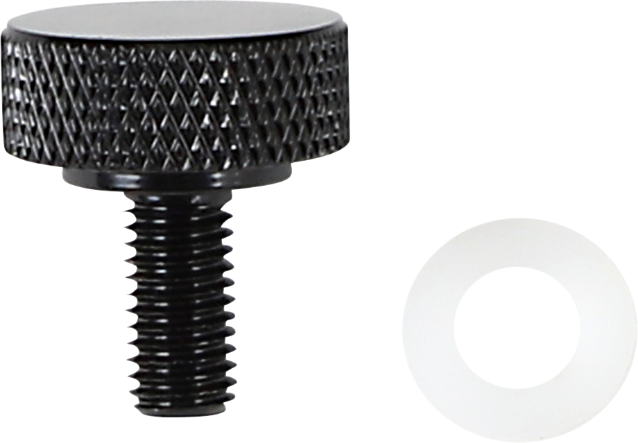 Perilla de asiento DRAG SPECIALTIES - Negra - 1/4-28 370281