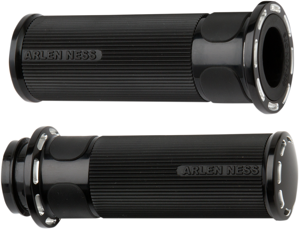 Puños ARLEN NESS - Ranura para pista - Cable - Negro 07-301 