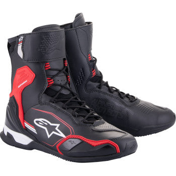 Zapatillas ALPINESTARS Superfaster - Negro/Rojo/Blanco - Talla 10 de EE. UU. 2511124134210