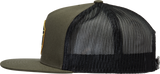 Gorra de camionero Bolt de ALPINESTARS - Militar/Negra - Talla única 1213810146910OS