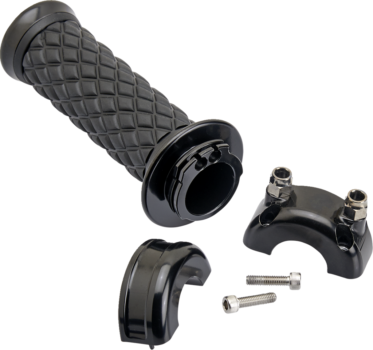 Puños BILTWELL - Alumicore - Personalizados - Negros 6606-201-01 
