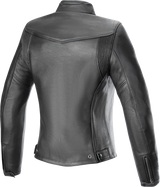 Chaqueta de cuero Stella Tory para mujer de ALPINESTARS - Negra - Talla pequeña 3113824-1100-S