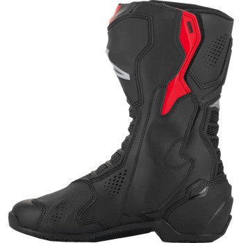 Botas ventiladas ALPINESTARS SMX-6 V3 - Negro/Plateado/Rojo - Talla EE. UU. 7.5/UE 41 2223225-199-41 