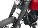 Cubiertas deslizantes de horquilla DRAG SPECIALTIES - Negro brillante - Lisas - Longitud de serie - Número de OEM de repuesto 45964-86 74537B 