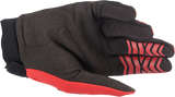 Guantes ALPINESTARS Full Bore - Rojo brillante/Negro - Mediano 3563622-3031-M