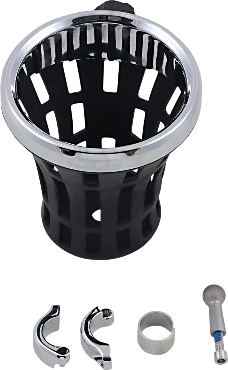 Portavasos CIRO - Abrazadera de 7/8" - 1" - Cromado 50812