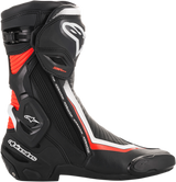 Botas ALPINESTARS SMX+ - Negro/Blanco/Rojo Fluorescente - Talla 10.5 EE. UU. / 45 UE 2221019-1231-45