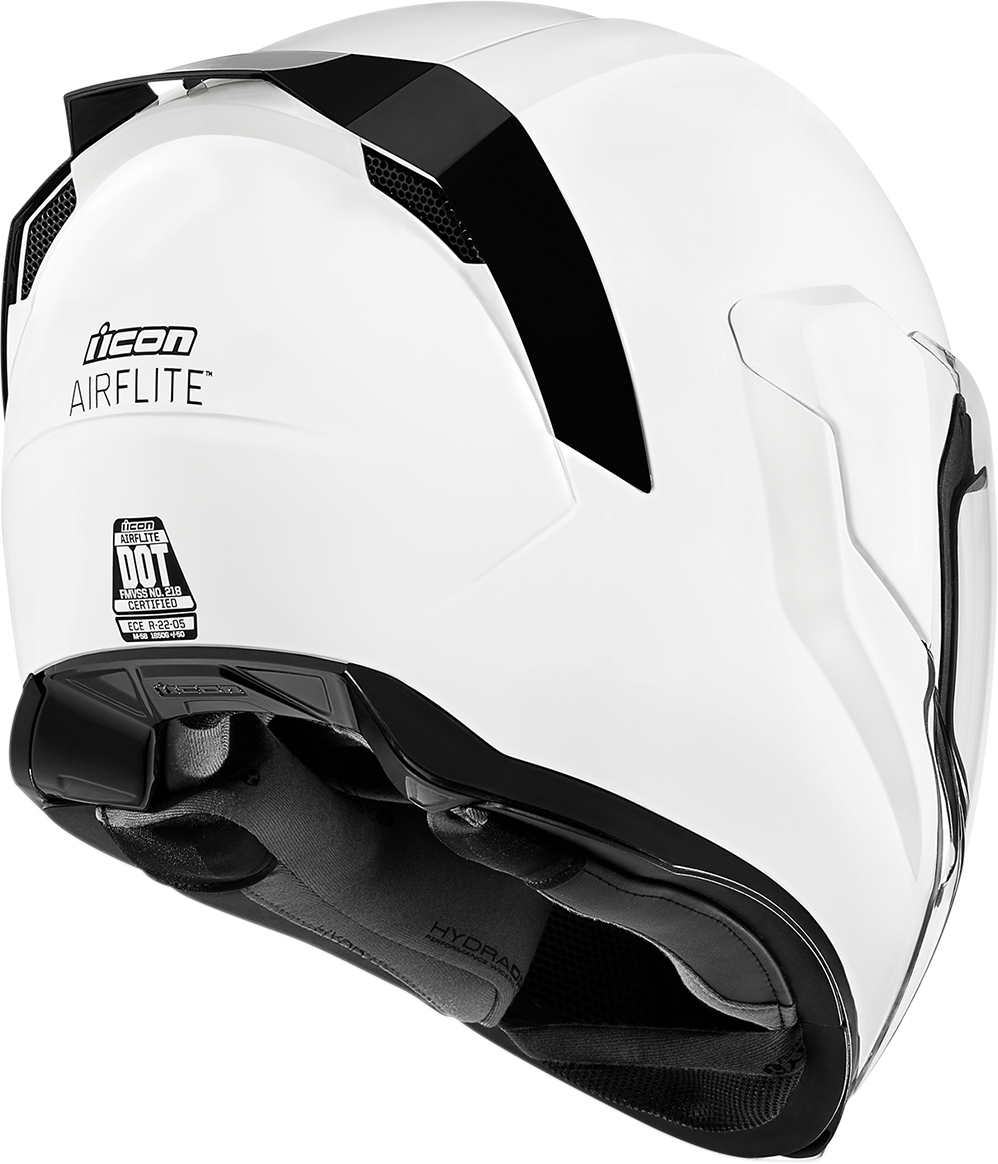 ICON Airflite™ Motorcycle Helmet - Gloss - White