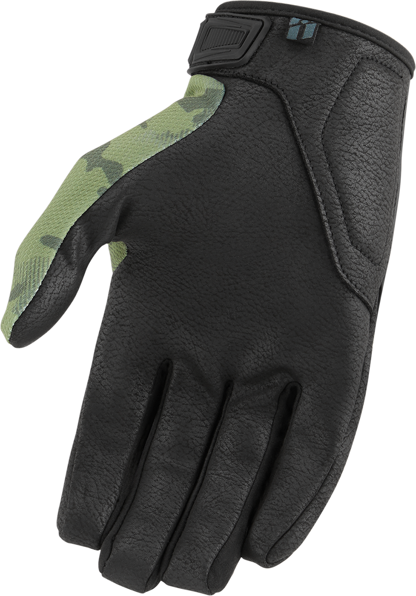 Guantes ICON Hooligan™ CE - Camuflaje verde - XL 3301-4405