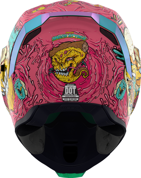 ICON Airflite™ Motorcycle Helmet - Snack Attack - MIPS® - Pink - Medium 0101-16926