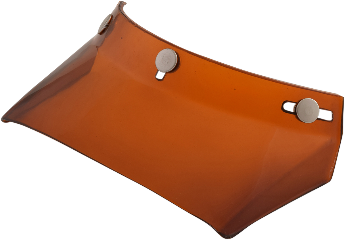 Visera AFX Vintage de 3 broches - Larga y plana - Ámbar 0132-1033 