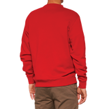 Sudadera polar de manga larga 100% Icon - Roja - Talla M 20026-00011