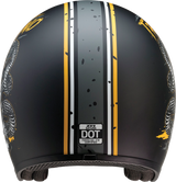 Casco de motocicleta Saturn Z1R - Trust No One - Negro/Amarillo - Talla M 0104-2854 