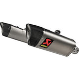AKRAPOVIC Slip-On Line Mufflers - Titanium - Hypermotard 698 2024 -2025 S-D6SO2-HAPLT  1811-4722