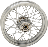 Rueda delantera DRAG SPECIALTIES - Disco doble/Sin ABS - Cromada - 16"x3.00" - ' 08+ FLT 64416A