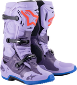 Botas ALPINESTARS Tech 10 - Morado láser - Talla 11 de EE. UU. 2010020-398-11